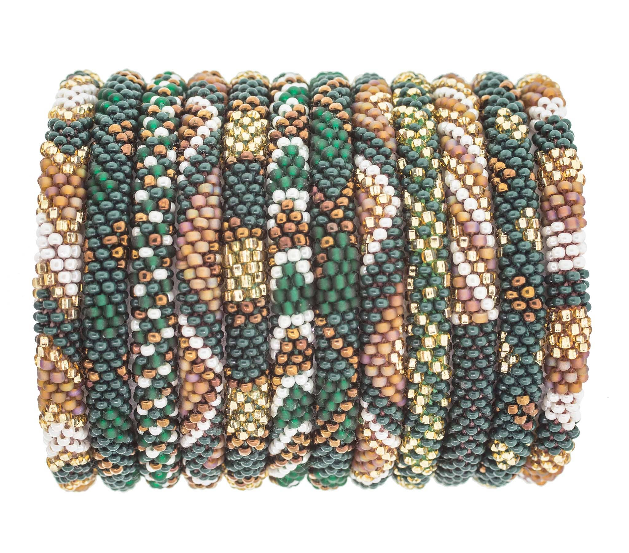 Roll-On® armbanden - Legergroen