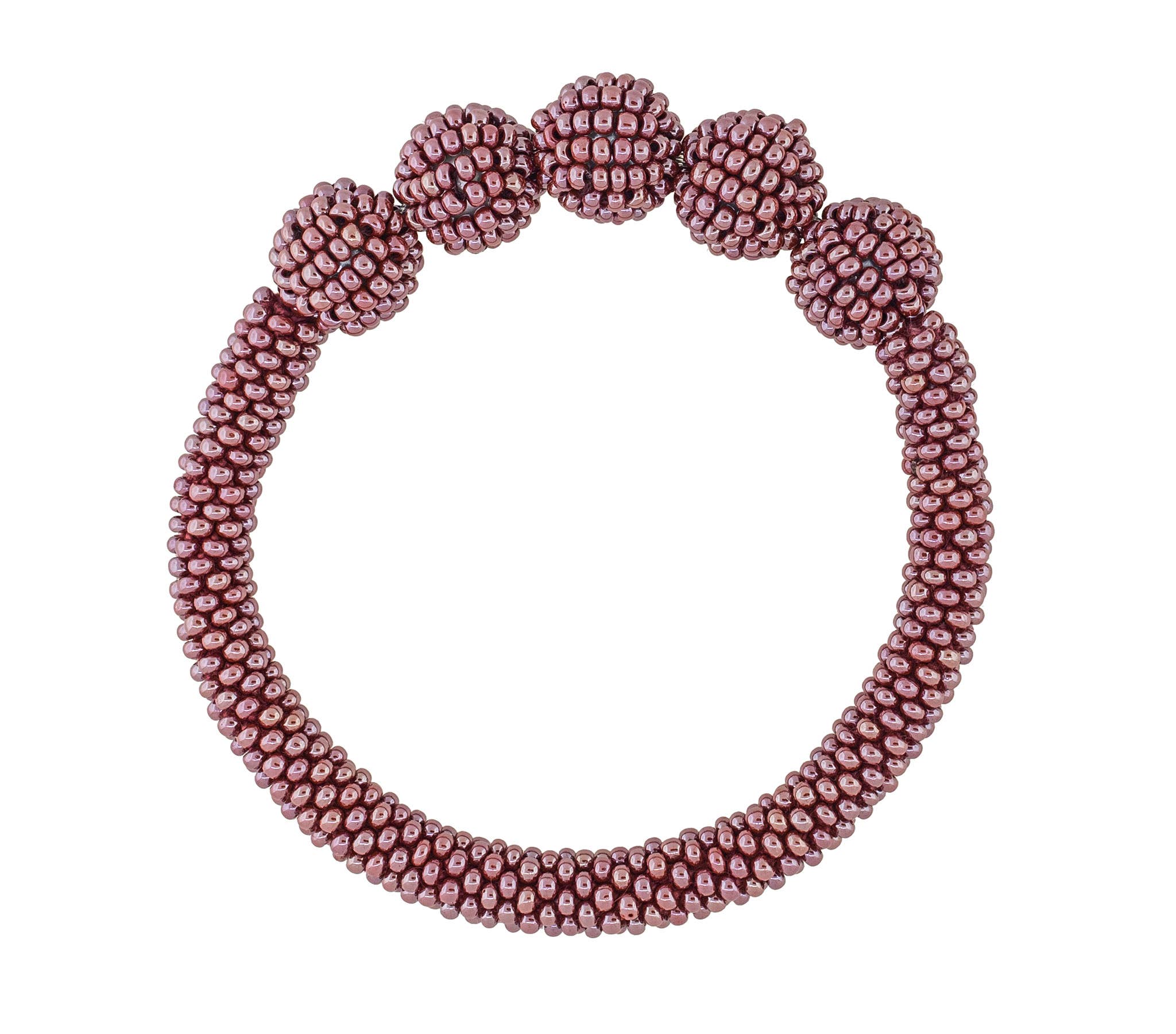 Klassieke globe armband - Moerbei