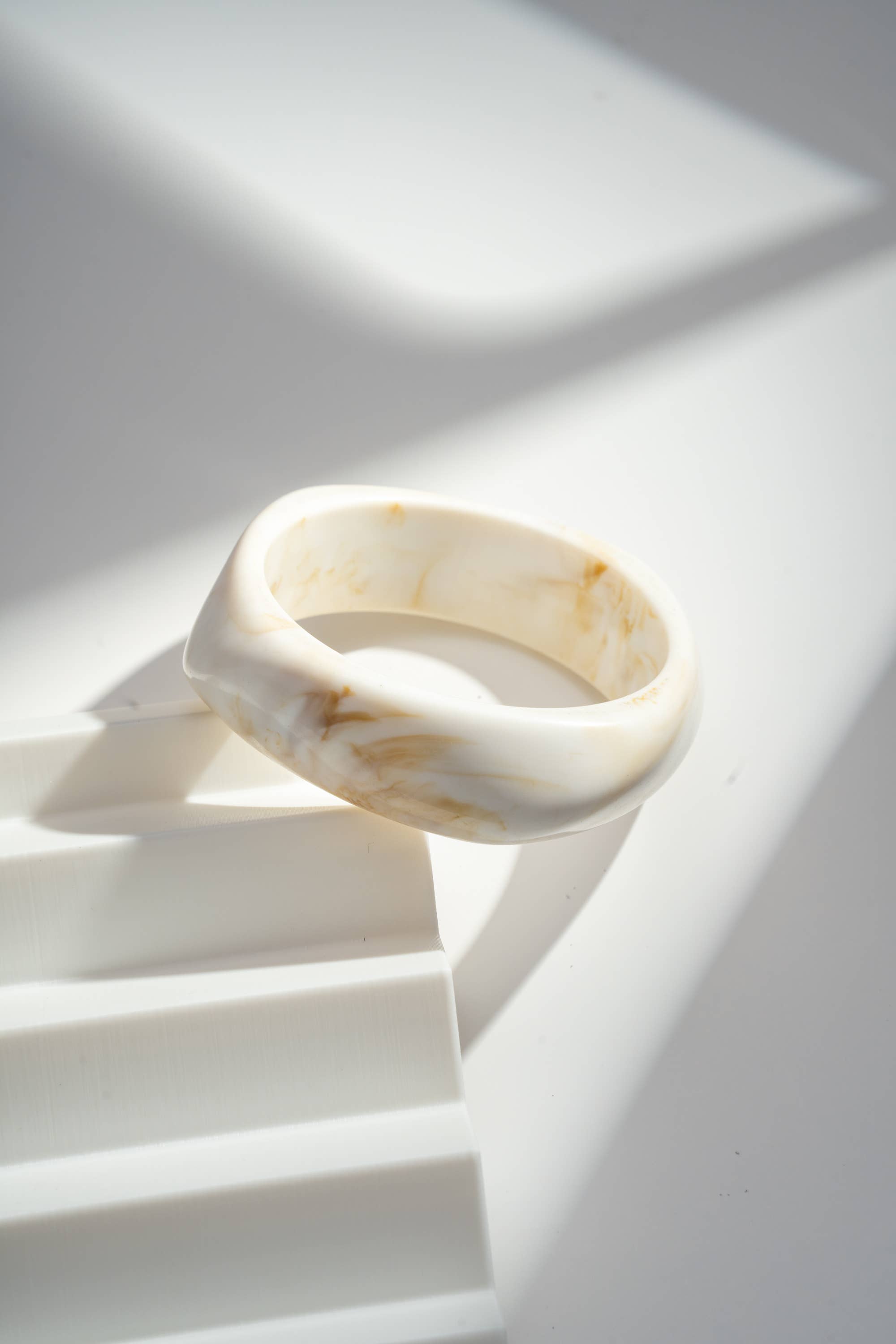 Marmeren effect hars armband