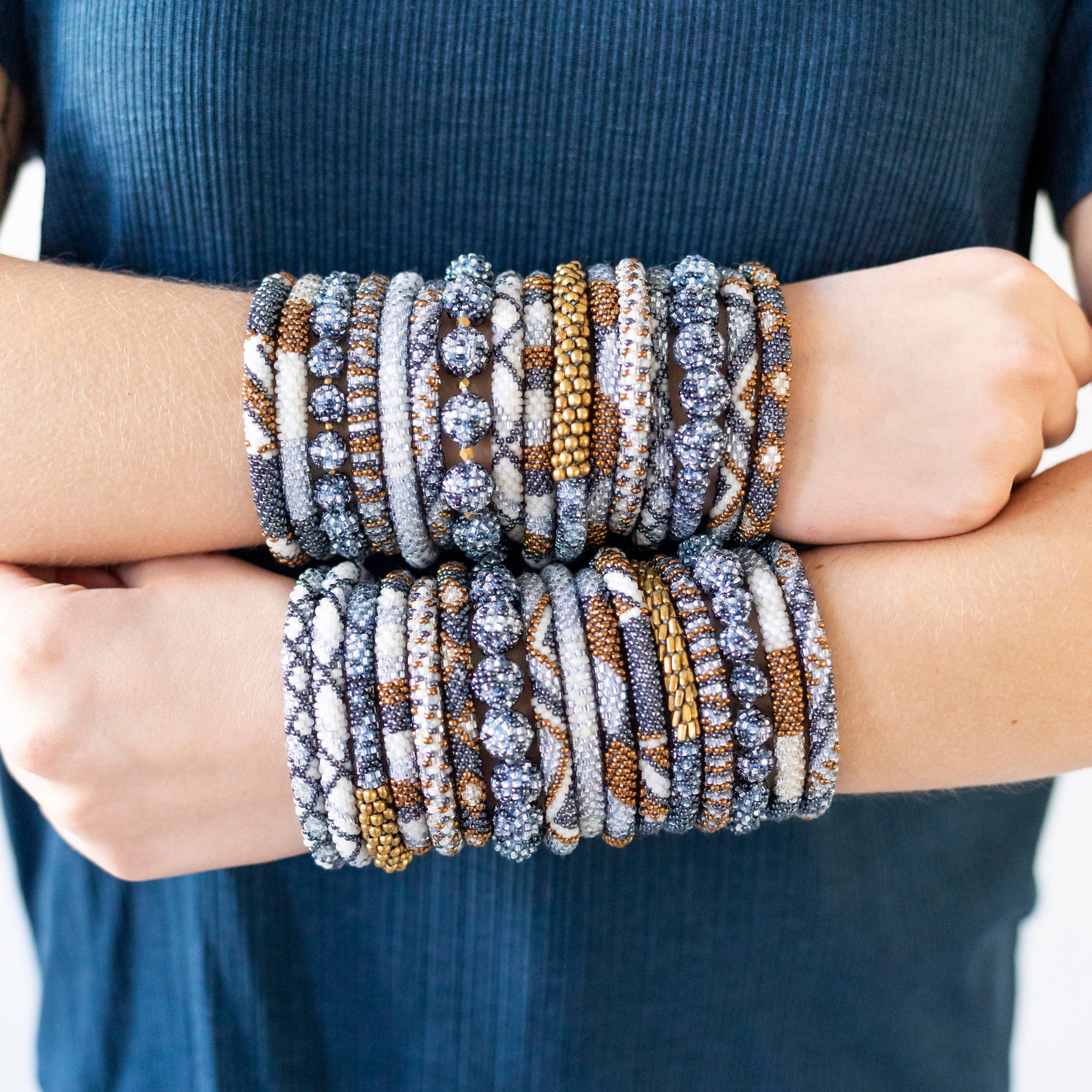 Roll-On® globe armband - Elemental