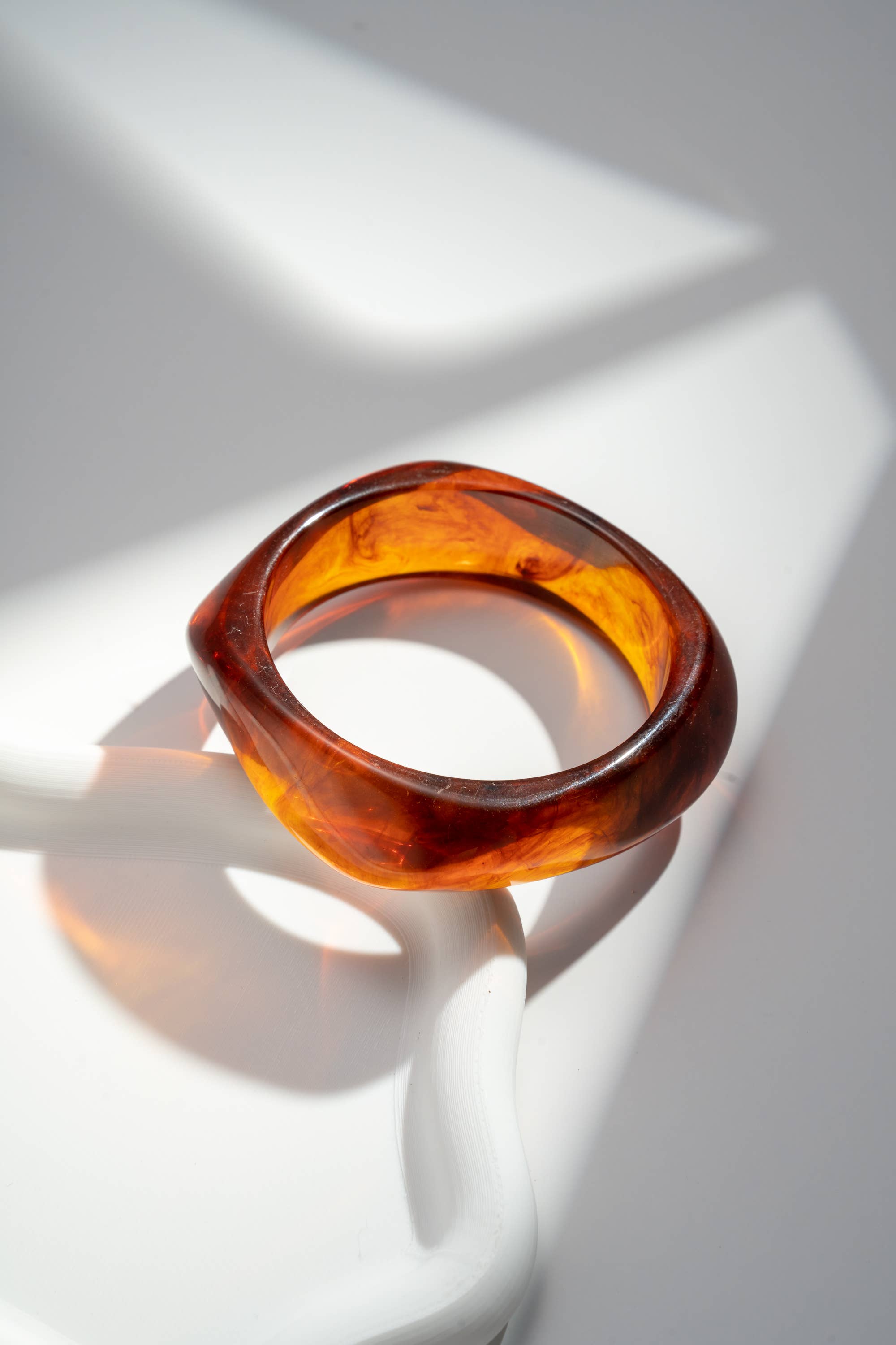 Marmeren effect hars armband