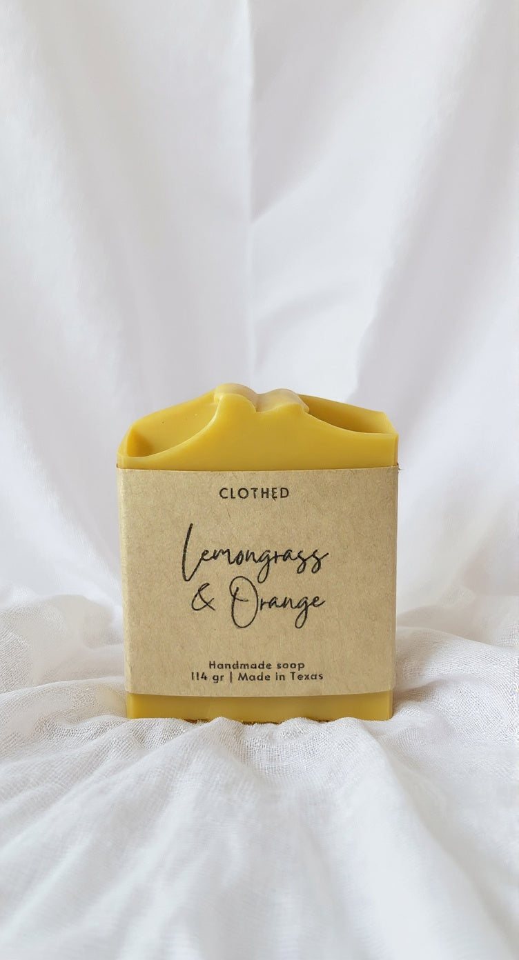 Zeep - Citroengras & zoete sinaasappel