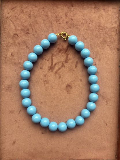 Bubble beads ketting 16mm kralen
