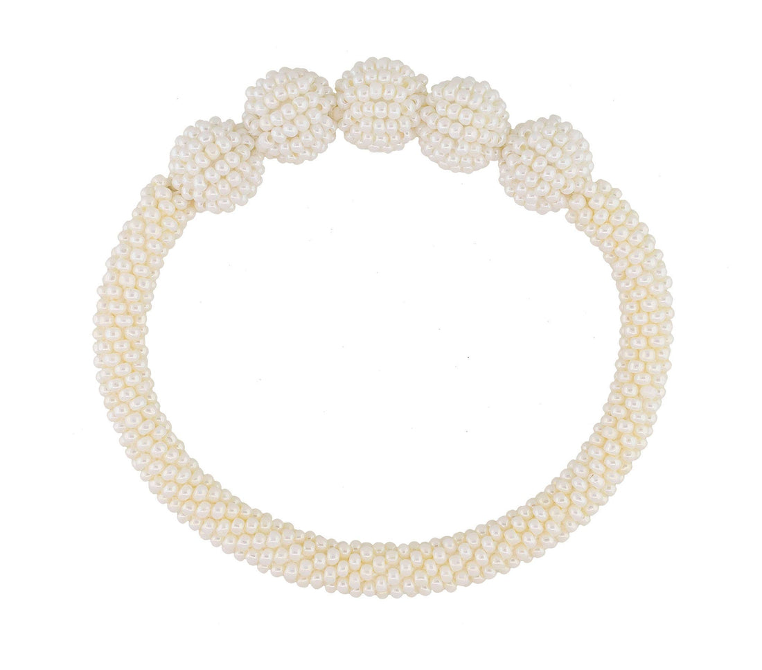 Roll-On® globe armband - Creme