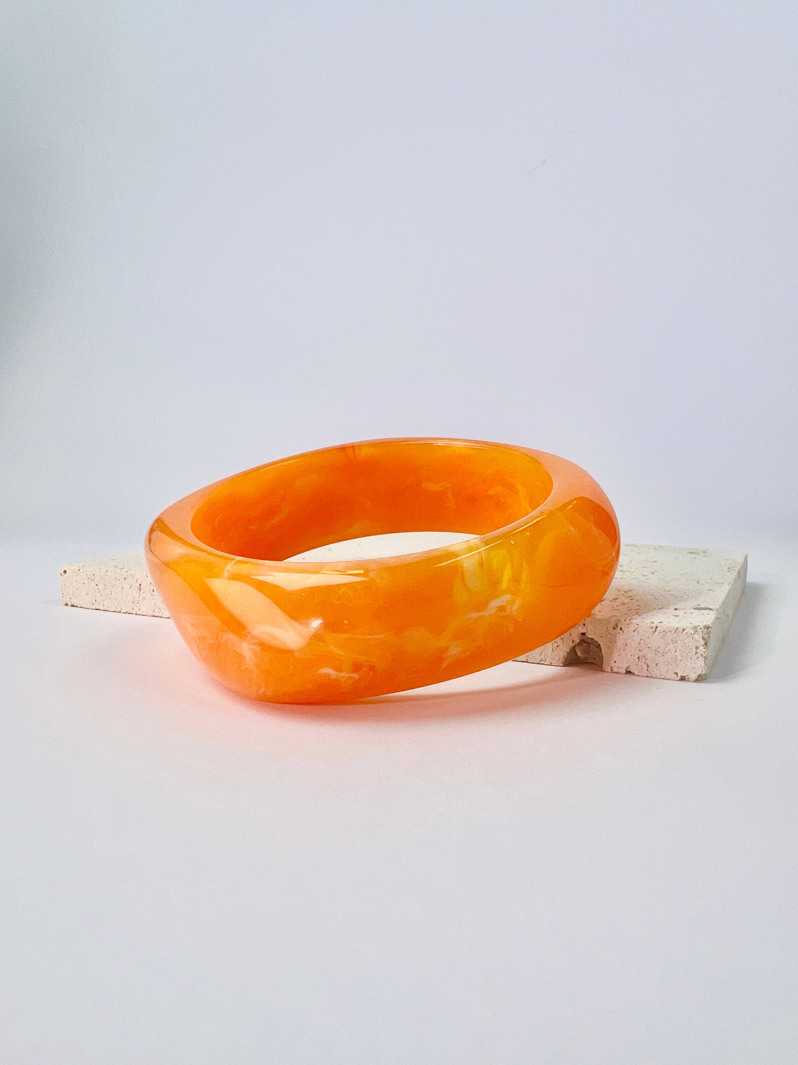 Marmeren effect hars armband