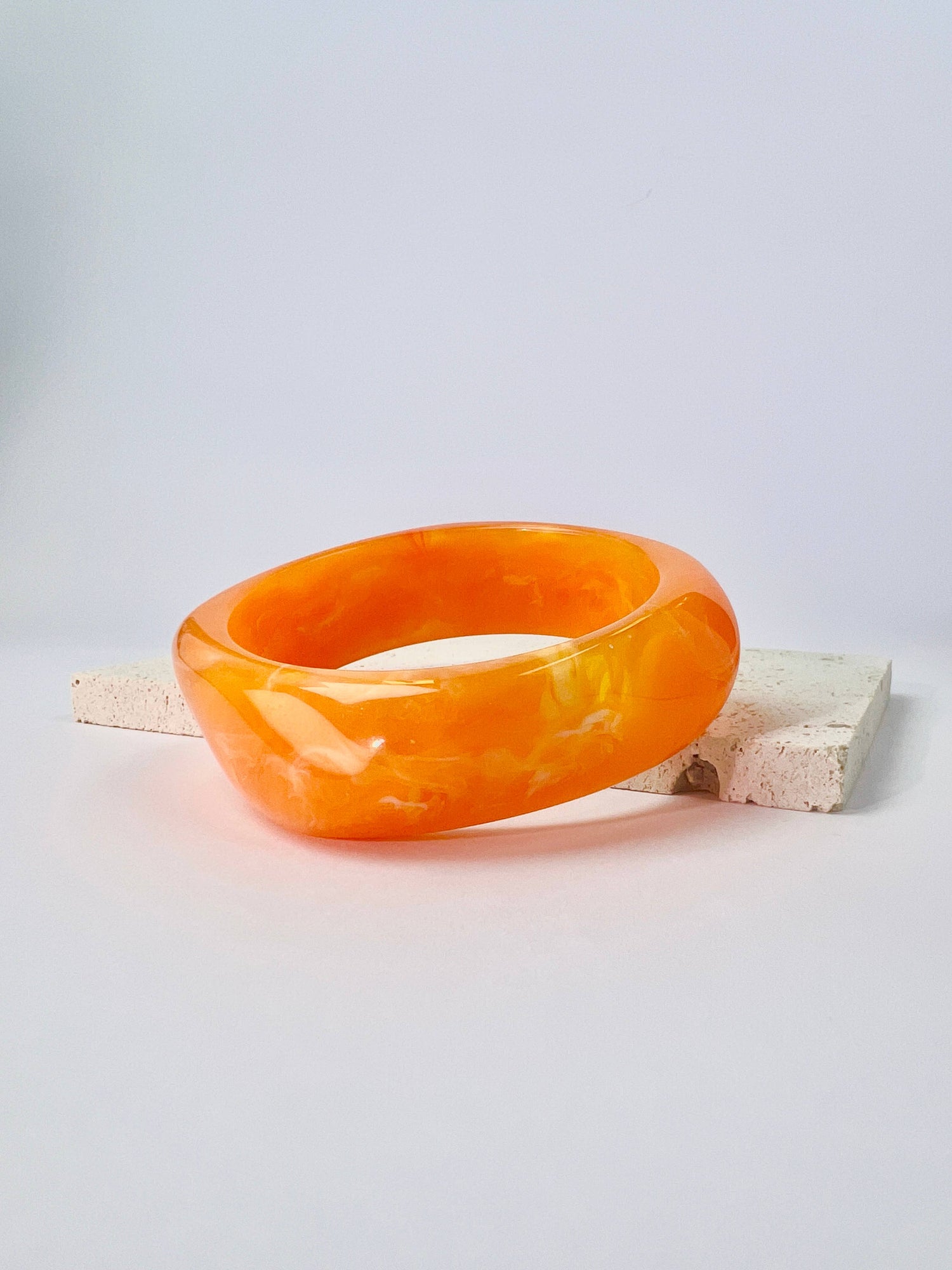 Marmeren effect hars armband