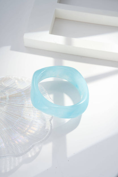 Marmeren effect hars armband