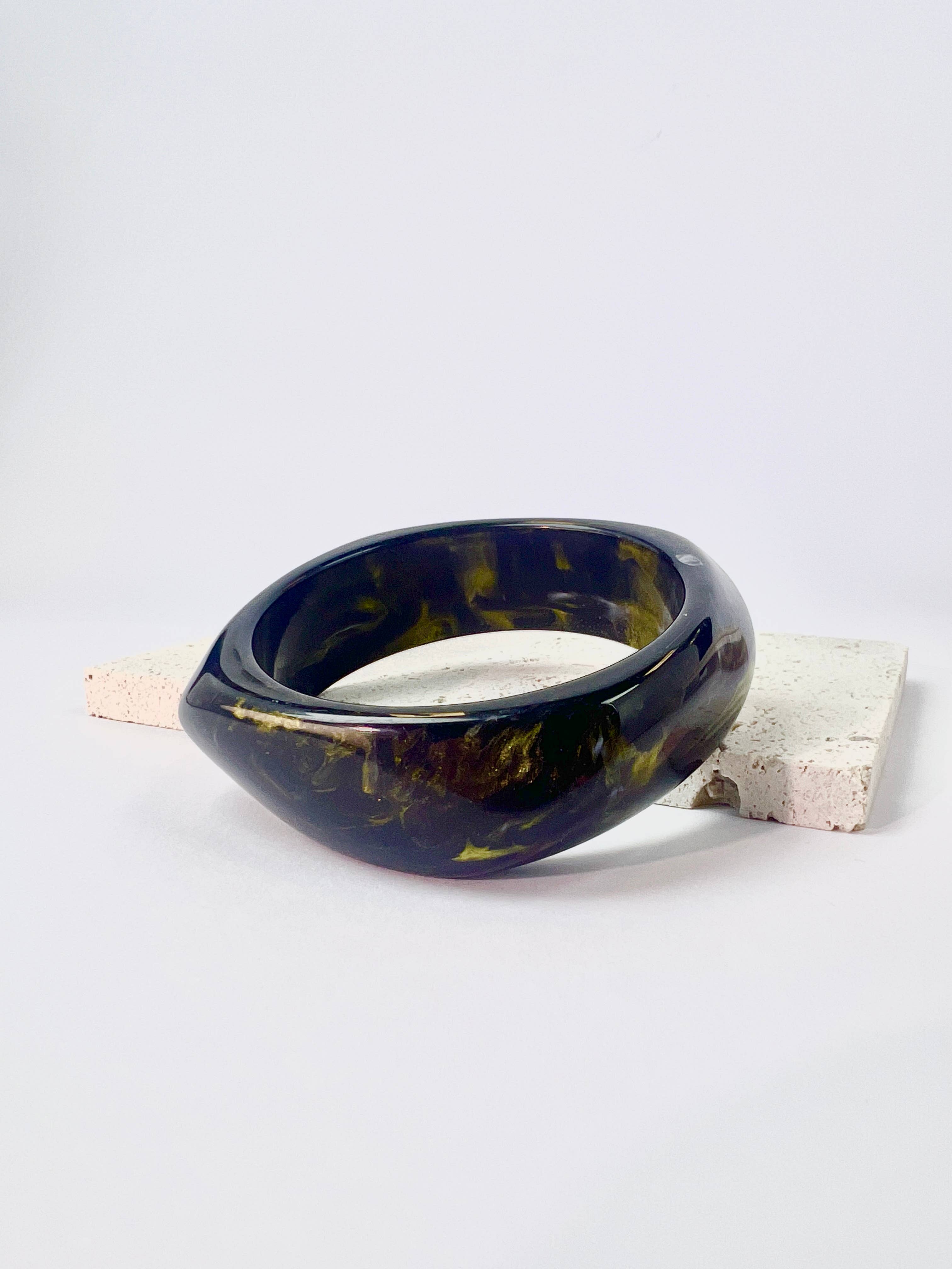 Marmeren effect hars armband