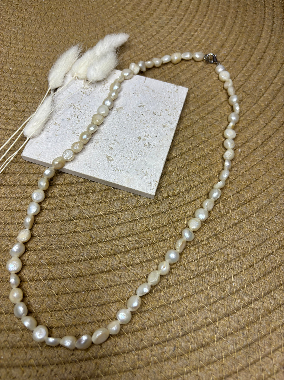 Parelketting van echte zoetwaterparels