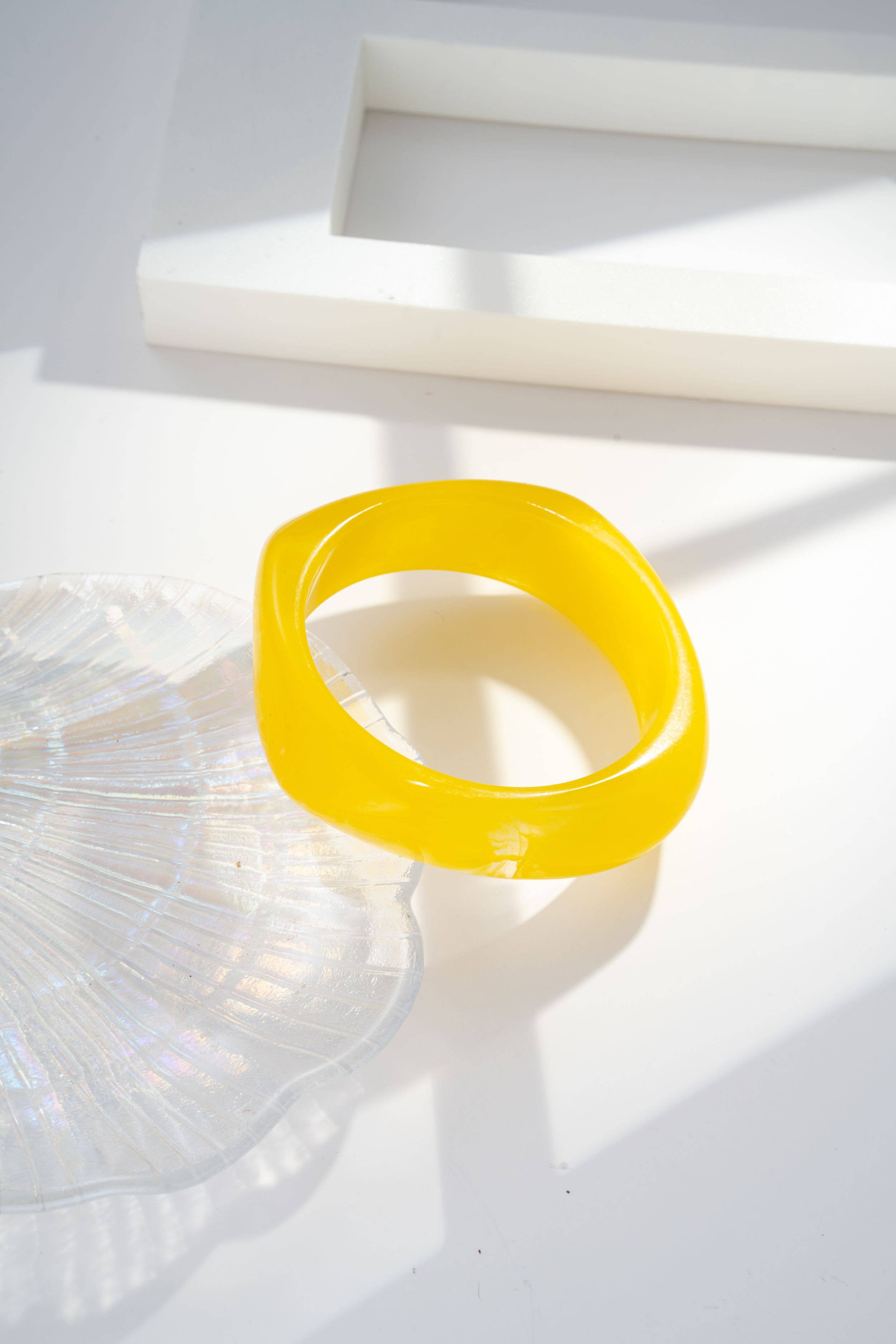 Marmeren effect hars armband