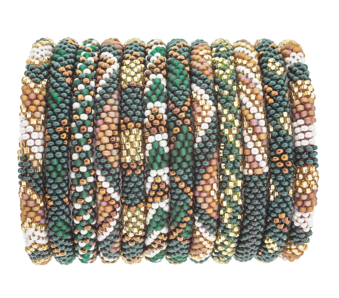 Roll-On® armbanden - Legergroen