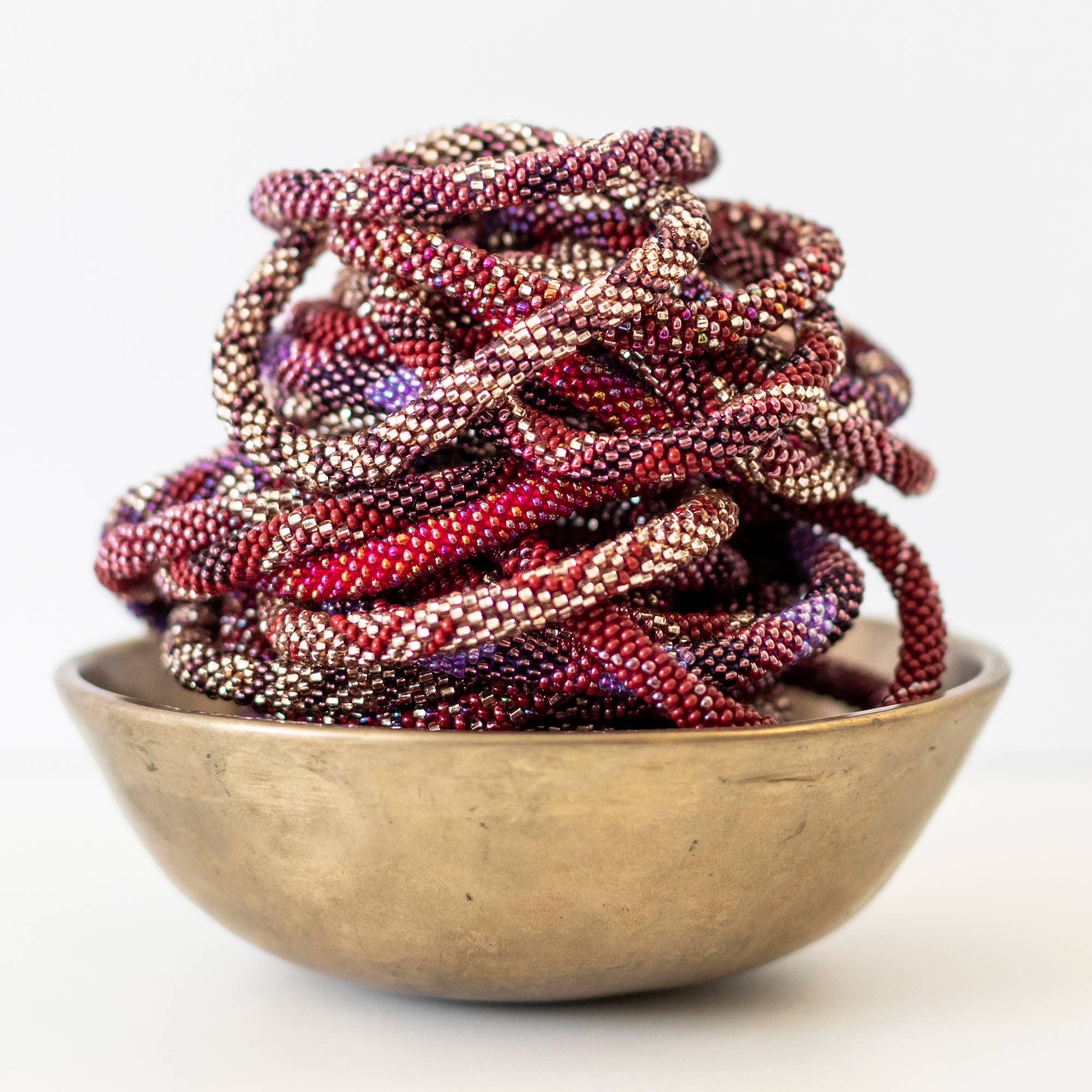 Roll-On® armbanden - Bordeaux