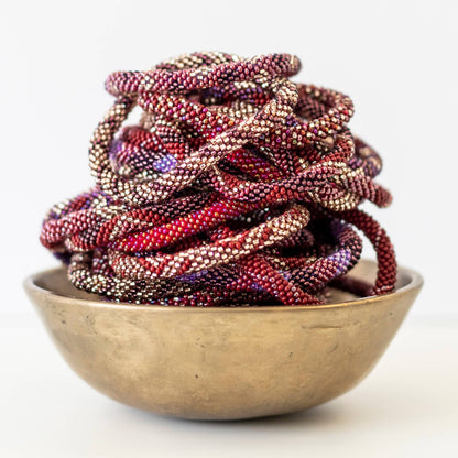 Roll-On® armbanden - Bordeaux