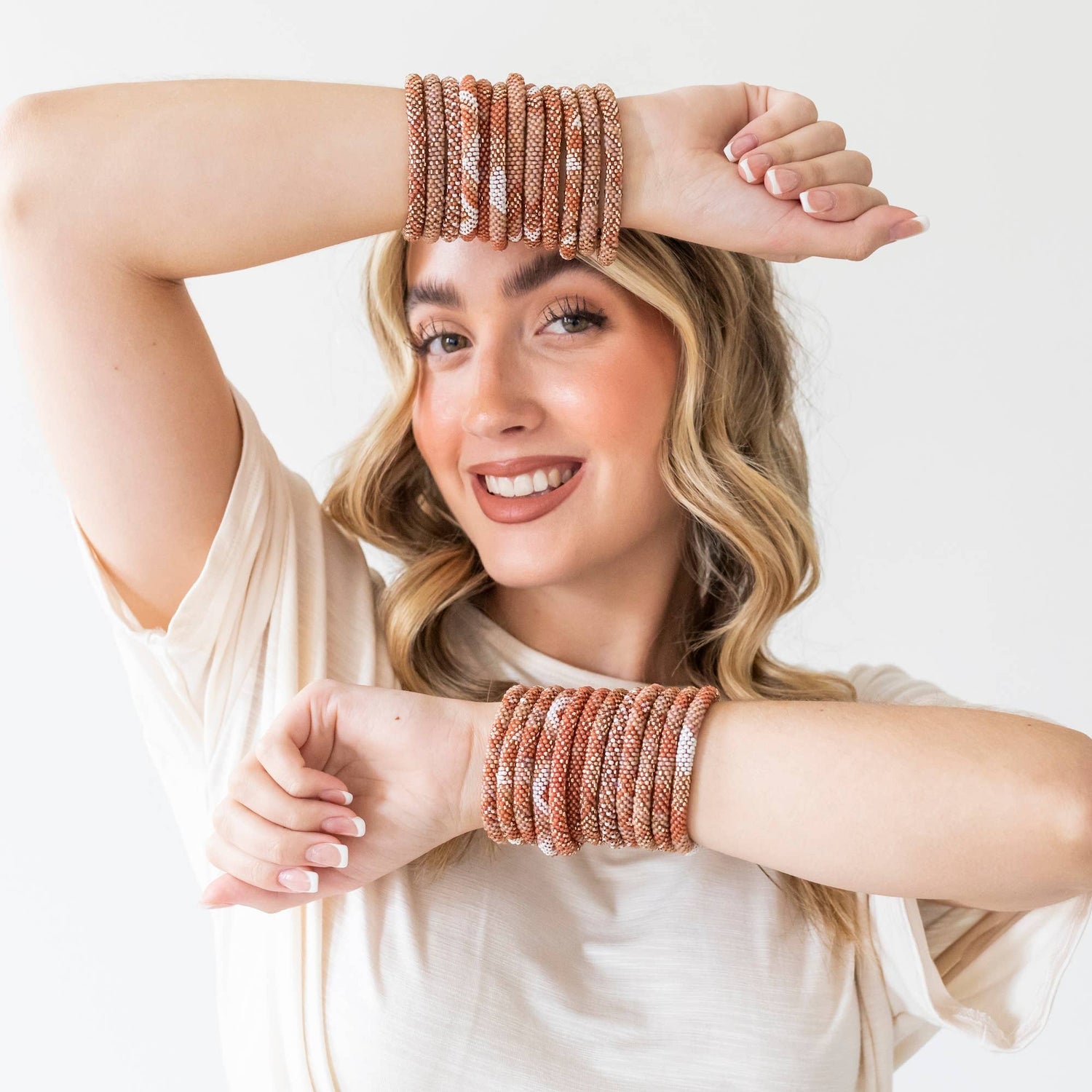 Roll-On® armband - Terracotta