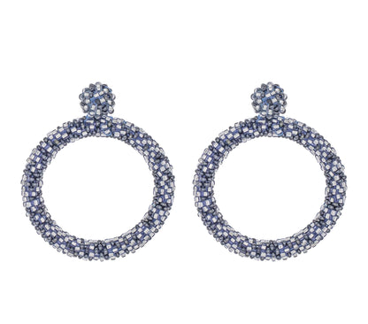 Oorbellen van glaskralen - Elemental