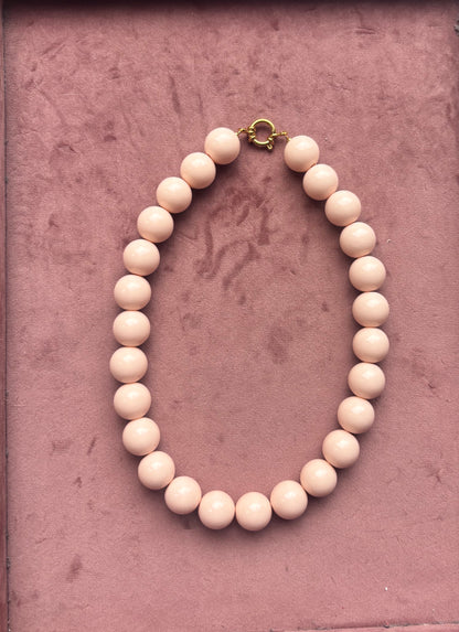 Bubble beads ketting 16mm kralen