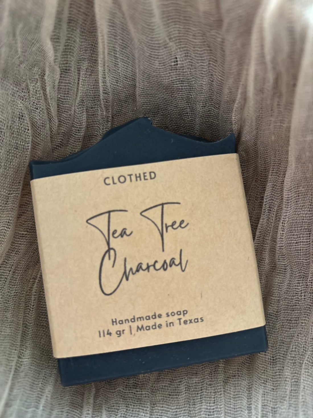 Zeep - Tea Tree houtskool