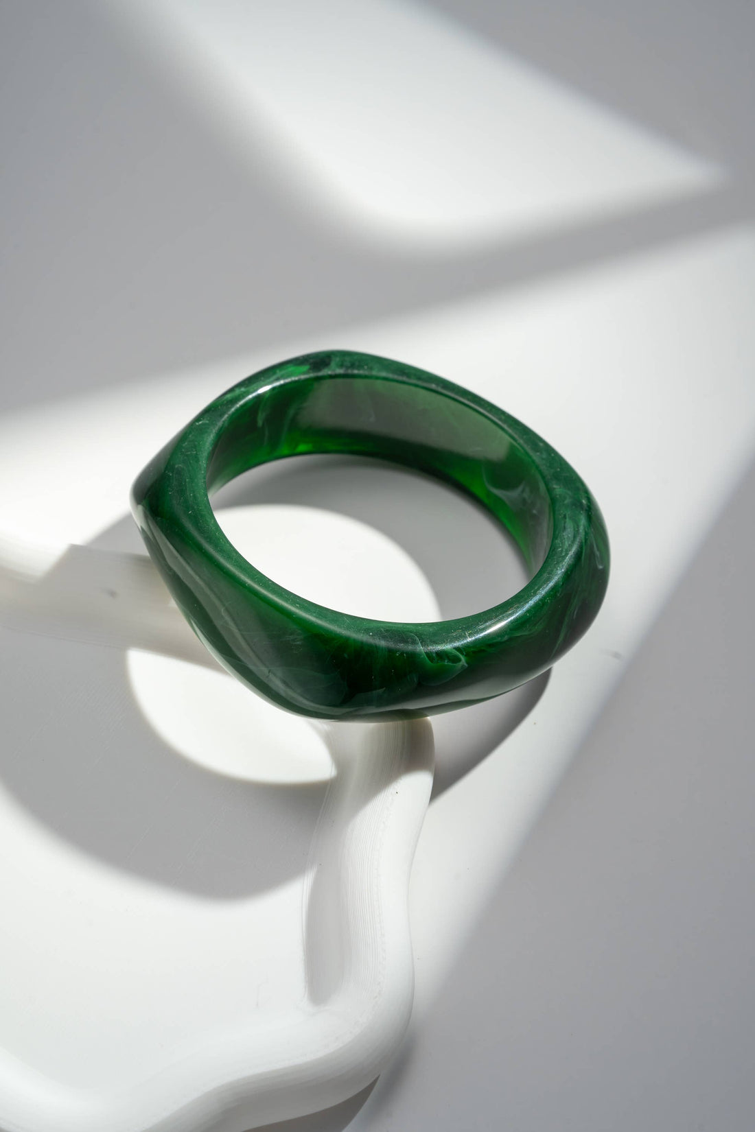 Marmeren effect hars armband