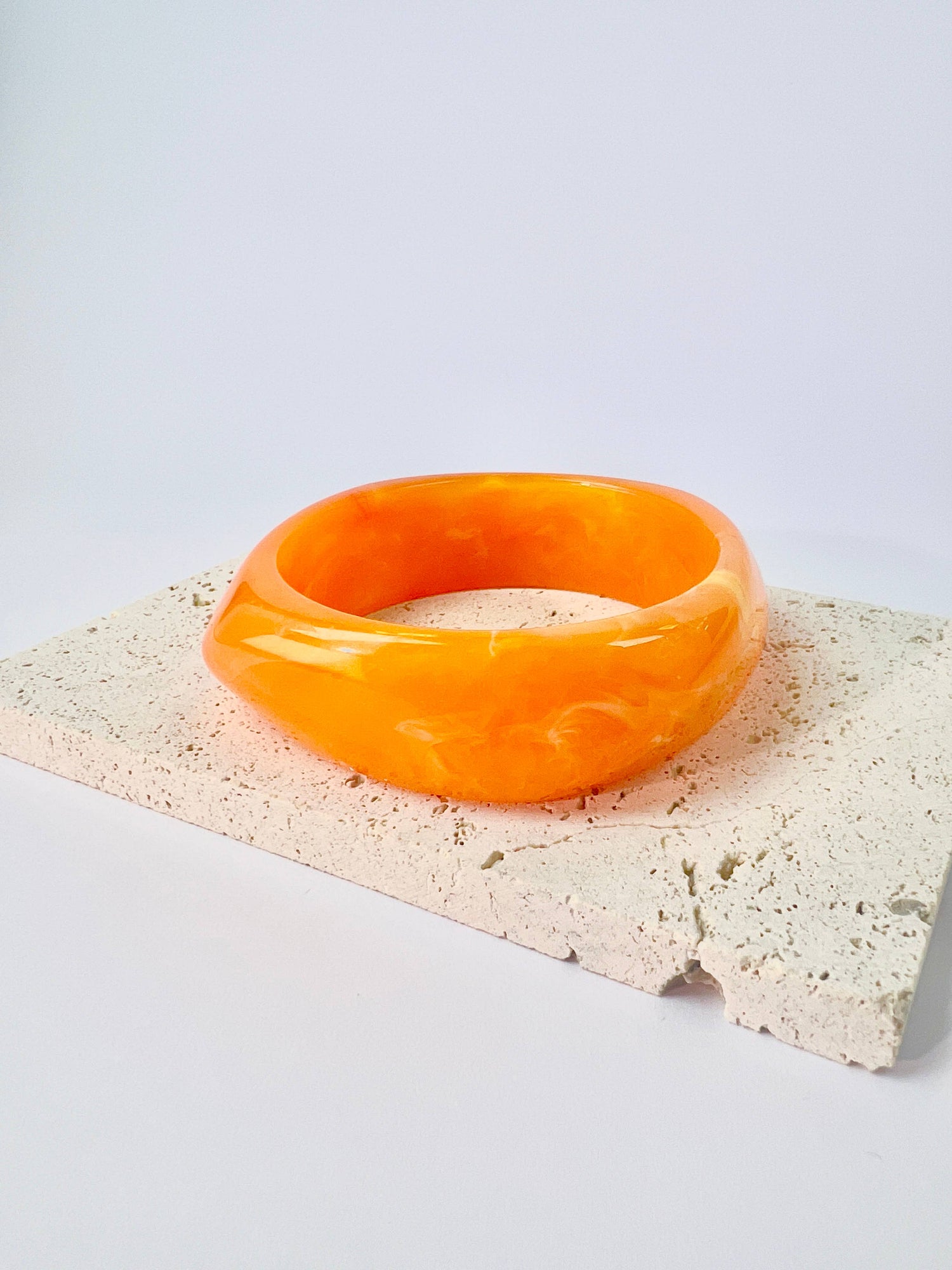 Marmeren effect hars armband