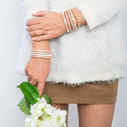 Roll-On® armbanden - Rosé