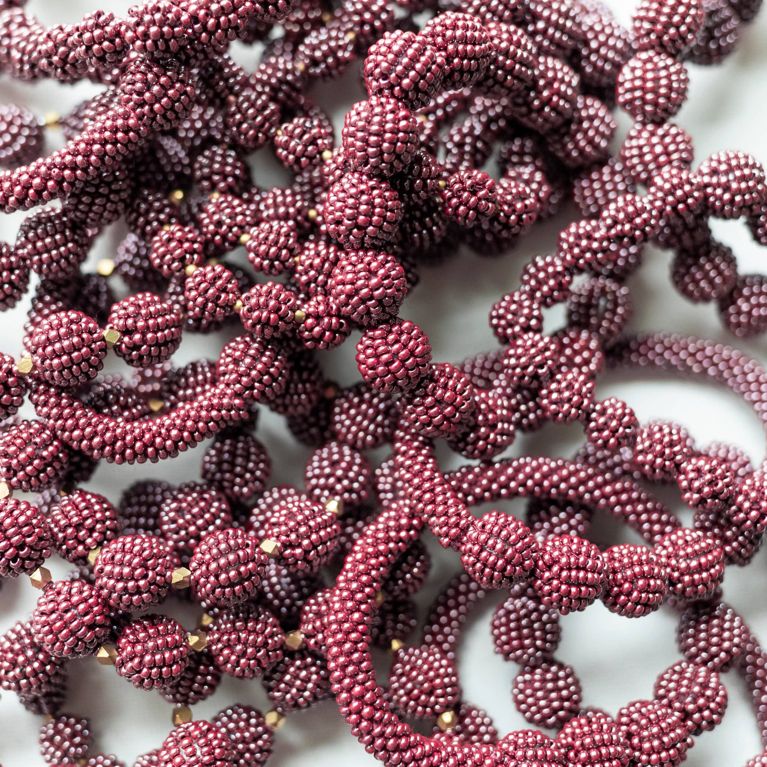 Klassieke globe armband - Moerbei