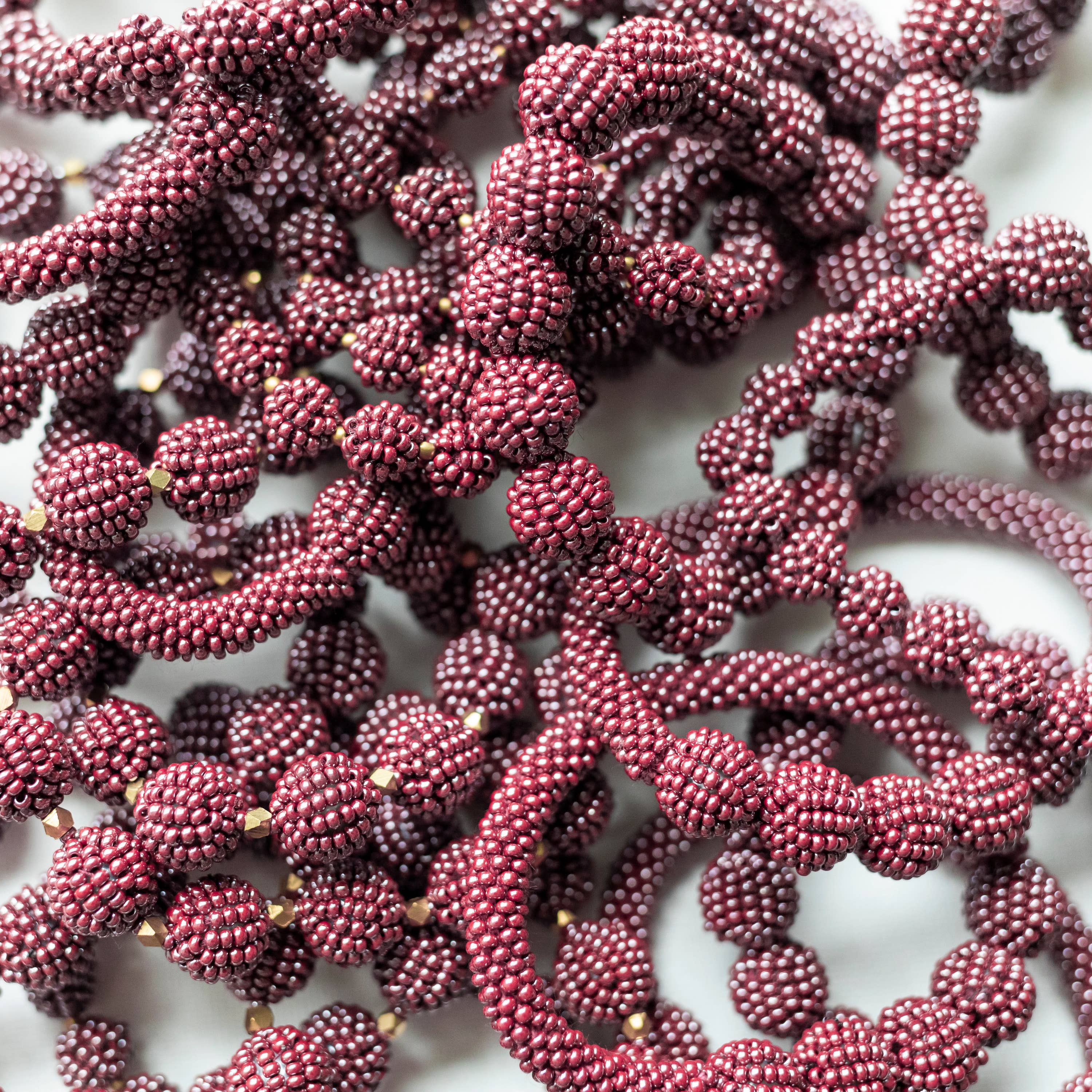 Klassieke globe armband - Moerbei