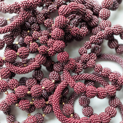 Klassieke globe armband - Moerbei