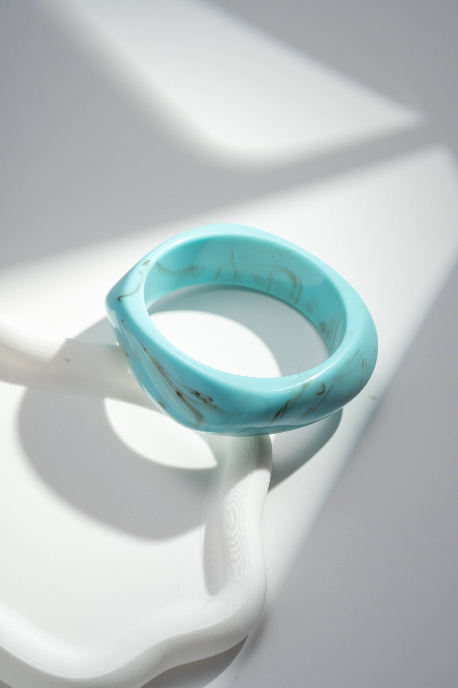 Marmeren effect hars armband