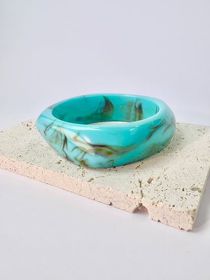 Marmeren effect hars armband