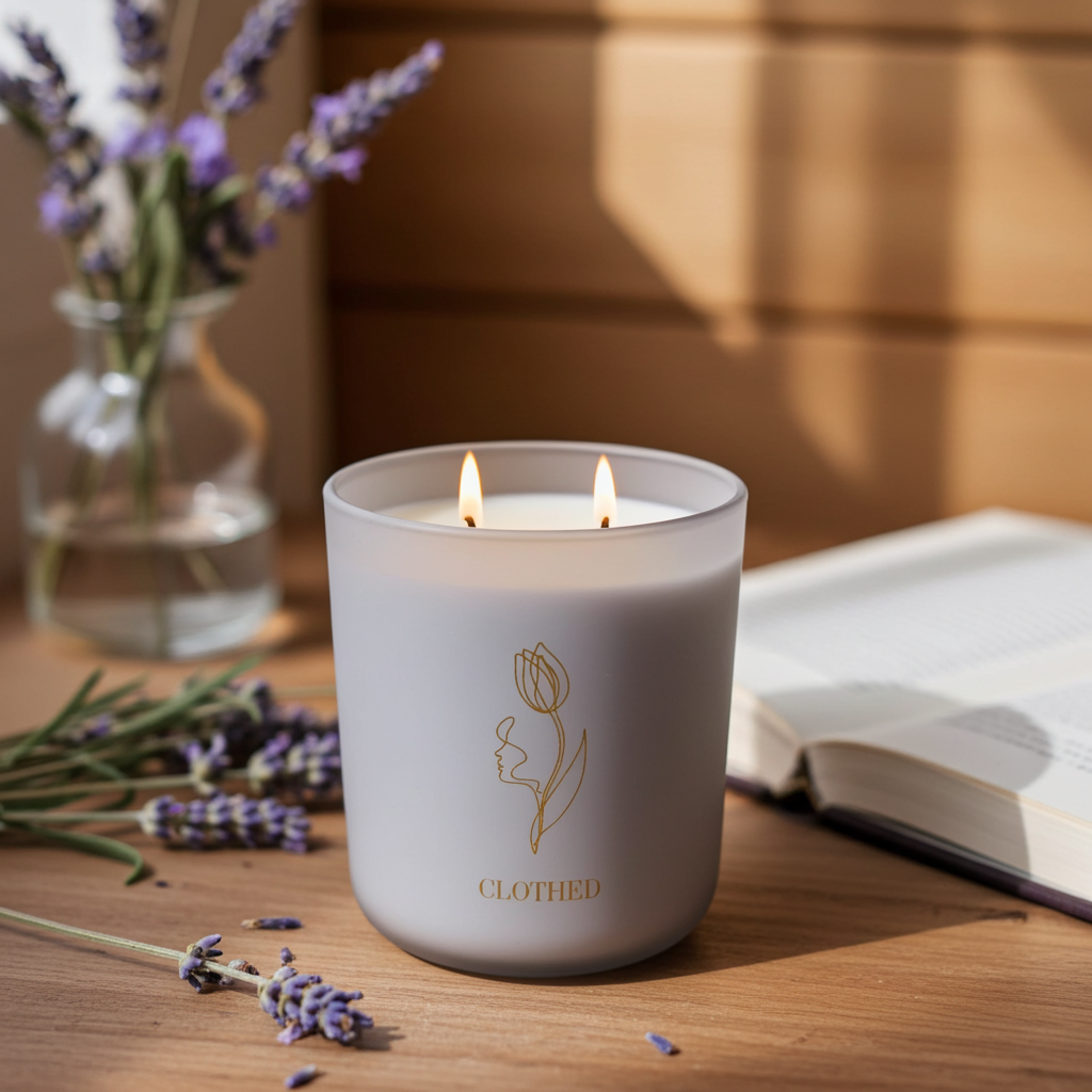 Clothed Candle: Bergamot &amp; Patchouli
